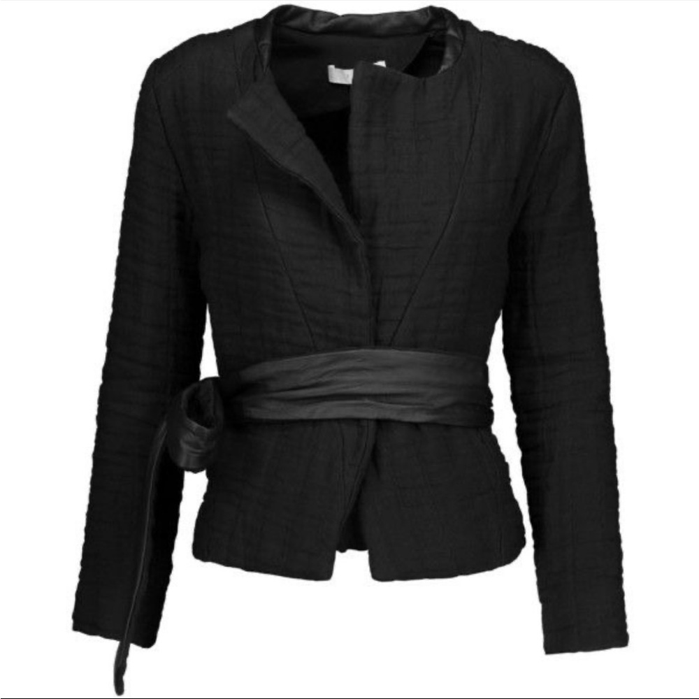 IRO Juki Leather Trim Jacket
